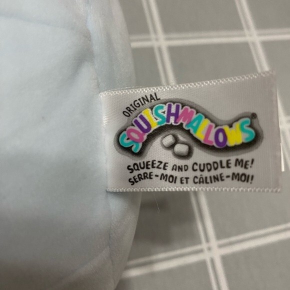 KYA Koala Squishmallow Pastel Blue & Rainbow Fluffy Ears Plush Toy with Sequins - Picture 4 of 8